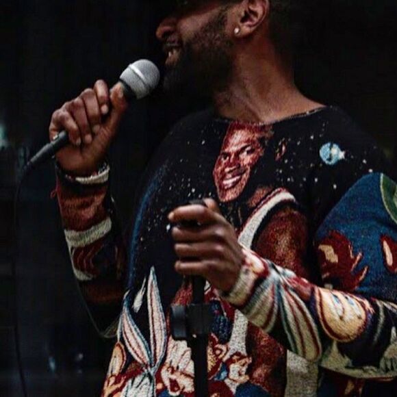 Vintage one of a kind  space jam Michael jordan looney tunes TAPESTRY - Picture 4 of 4